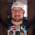NHL FREE PICKS Hurricanes v Canucks #nhl #nhlpicks #nhlpredictions #nhlbets #icehockey #freepick