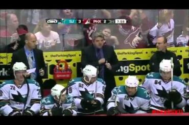 Olivier Ekman-Larsson First NHL Goal - Jan 17th 2011