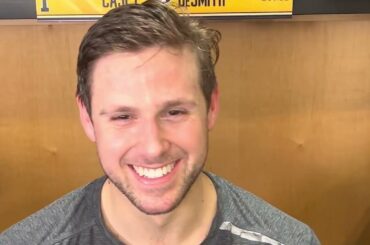 Casey DeSmith on crowd chanting his name