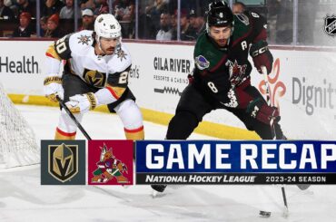 Golden Knights @ Coyotes 2/8 | NHL Highlights 2024