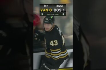 1st vs 2nd SHUTOUT vs Canucks #nhlbruins