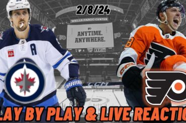 Winnipeg Jets vs Philadelphia Flyers Live Reaction | NHL Livestream | Watch Party | Flyers vs Jets