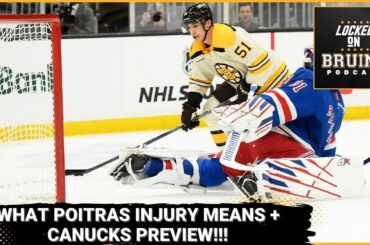 What Matt Poitras' Injury Means for the Boston Bruins + Power Rankings + Vancouver Canucks Preview!