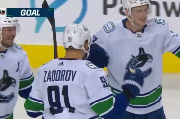 Nikita Zadorov's first goal for the Canucks / 2.12.2023