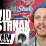 David Pastrnak talks Meeting Justin Bieber: "He's a Leafs Fan. So That's a Little Step Back"