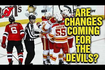 NJ DEVILS Lose To The Calgary Flames, Will It Lead To Some CHANGES? Coaching Change or Trade Talk