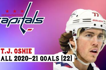 T.J. Oshie (#77) All 22 Goals of the 2020-21 NHL Season