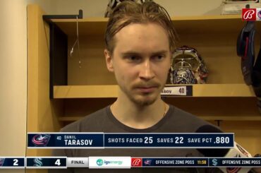 Daniil Tarasov tried to be more aggressive after a slow start against Seattle