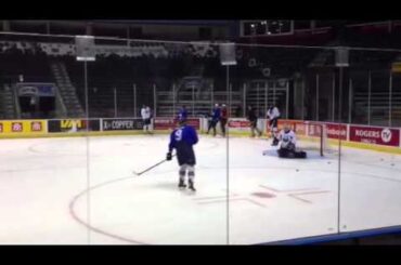 Pros Practice at Budweiser Gardens