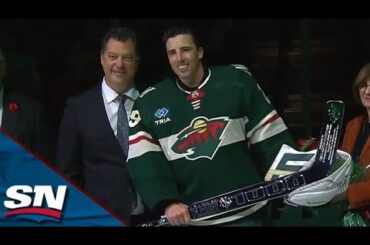 Marc-Andre Fleury Receives Tribute From Wild For 1000th Game, 552nd Win