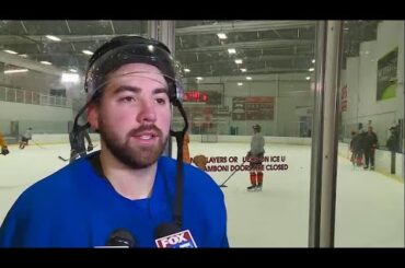 Jack Dugan full interview at Komets practice on 2/1/24