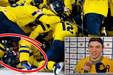 Firandet av hjälten: "Glädje till panik – stryptes"