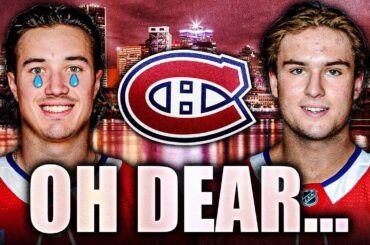 IT'S NOT LOOKING GOOD FOR THE MONTREAL CANADIENS… RAFAEL HARVEY-PINARD INJURY, JOSH ROY CALLED UP