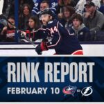 Columbus Blue Jackets return to action vs. the Tampa Bay Lightning at Home | Rink Report (2/10/24)