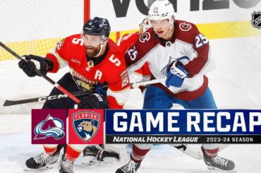 Avalanche @ Panthers 2/10 | NHL Highlights 2024