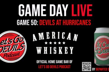 Game 50: Devils At Hurricanes (Game Day Live!)