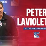 NYR Practice: Peter Laviolette Media Availability | February 11, 2024
