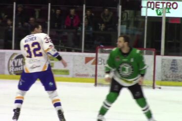 Francis Wathier vs Jean-Michel Bolduc 10-03-2017 LNAH