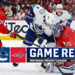 Canucks @ Capitals 2/11 | NHL Highlights 2024