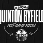 Forward Quinton Byfield | 02.10.24 LA Kings Win over Edmonton Oilers | Postgame Media