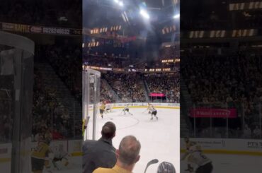 Mark Stone Sets up Alex Pietrangelo’s OT Winning Goal vs Boston Bruins🤯 #vegasgoldenknights