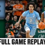 North Carolina vs. Miami Full Game Replay | 2023-24 ACC Men's Basketball