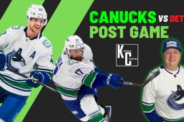 Canucks @ Red Wings FIGHT NIGHT! Post Game Show #Canucks #LGRW