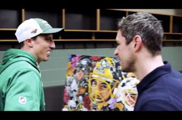 The Penguins got Marc Andre Fleury this fantastic gift prior to his 1,000th game celebration.