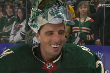 Marc Andre Fleury PostGame Interview | Pittsburgh Penguins vs Minnesota Wild