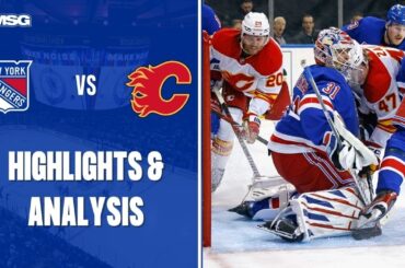 Shesterkin Makes 30 Saves In First Shutout Of The Season To Defeat Flames | New York Rangers