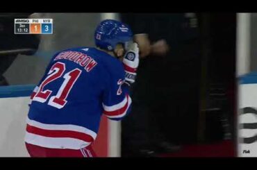 Barclay Goodrow Hit In The Eye With Puck - Leaves Game