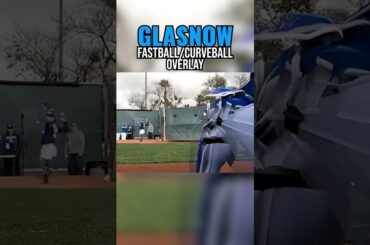 CRAZY View of Tyler Glasnow's Fastball & Curveball! #mlb