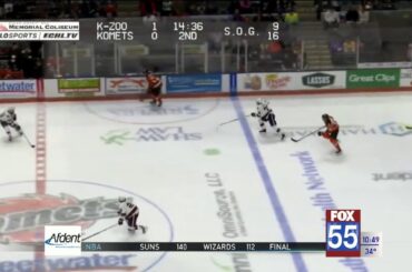 Komets fall short in battle with Wings