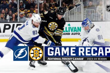 Lightning @ Bruins 2/13 | NHL Highlights 2024