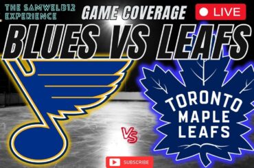 St.Louis Blues vs Toronto Maple Leafs LIVE STREAM Game Audio | Leafs Live Gamecast