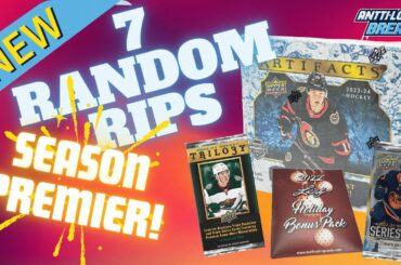 SEASON PREMIER! - 7 RANDOM RIPS (Random Hockey Card Packs) S3E1