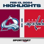 NHL Highlights | Avalanche vs. Capitals - February 13, 2024