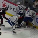 No call on Pinto high stick to McCabe leads to Senators goal