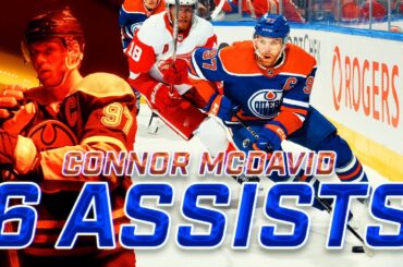 McDavid with a 6-ASSIST night 🍏🍎🍏🍎🍏🍎