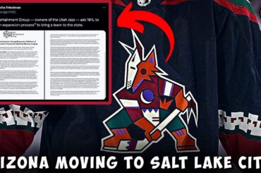 Arizona Coyotes Relocating to Salt Lake City? | NHL News | Judd'z Budz