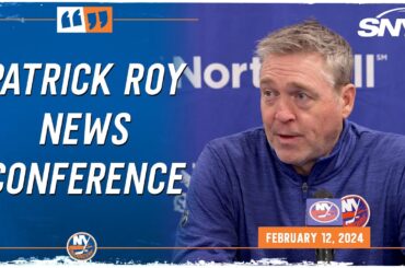 Patrick Roy on testing new tactics after Islanders' loss against the Flames on Saturday | SNY