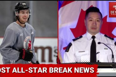 London Police Held a Press Conference...Michael McLeod's Two Charges; Jack Hughes is Almost Back