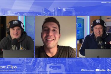 Frank Corrado on Kessel fitting with Canucks, playing with him in Pitt; Joshua, Blueger & Garland