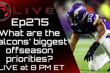 What are the Falcons' biggest offseason priorities? ft. Eric Robinson: The Falcoholic Live, Ep275