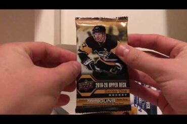 Upper Deck 2019-20 Series 1 Retail Box Break - Pack #14 NHL Hockey Cards - Unboxing YOUNG GUNS