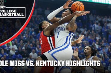 SEC CLASH 🔥 Ole Miss Rebels vs. Kentucky Wildcats | Full Game Highlights | ESPN College Basketball