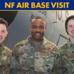 Jeff Skinner & Eric Comrie Visit Niagara Falls Air Reserve Station | Buffalo Sabres
