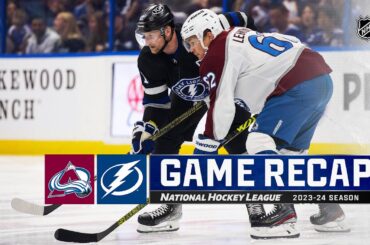 Avalanche @ Lightning 2/15 | NHL Highlights 2024