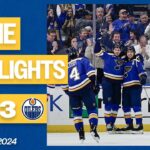 Game Highlights: Blues 6, Oilers 3