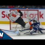 Flyers' Travis Sanheim Scores Short-Handed Goal Off Maple Leafs Turnover